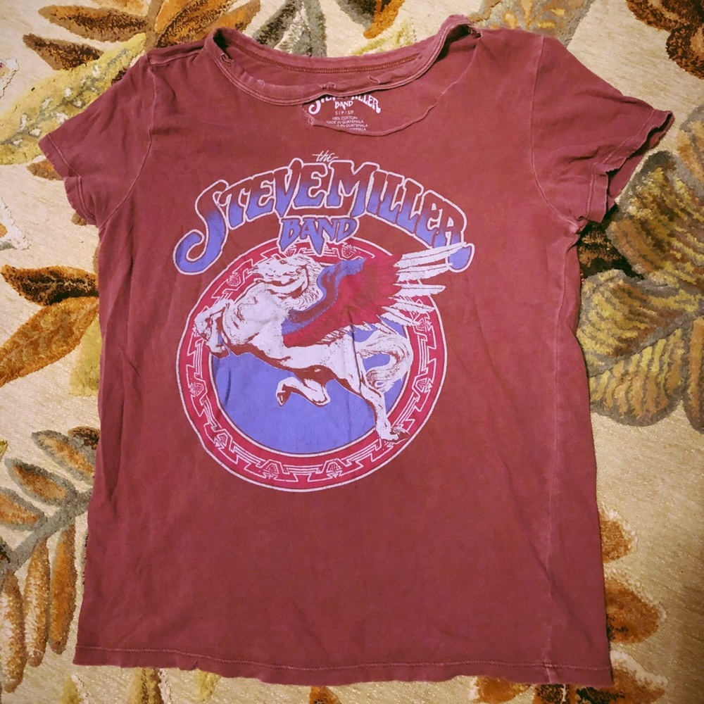 Steve Miller band distressed t-shirt